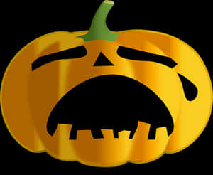 Angry Jack O Lantern Graphic PNG image with transparent background