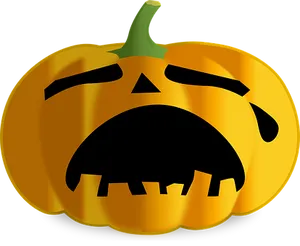 Angry Jack O Lantern Graphic PNG Image