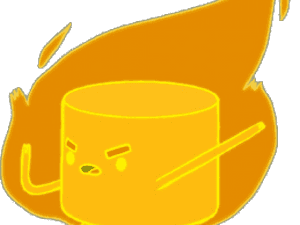 Angry Marshmallow Cartoon PNG image with transparent background