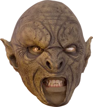 Angry Orc Face Mask PNG Image