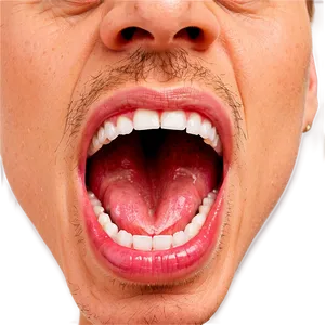 Angry Shouting Mouth Png Tst PNG Image