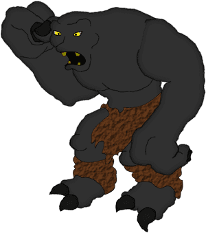 Black Troll Monster, HD Png Download PNG image with transparent background