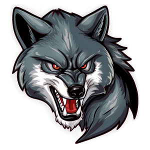 Angry Wolf Mascot PNG lvq94 PNG image with transparent background