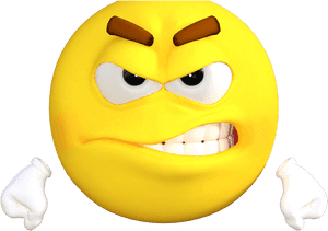 Image From Pixabay - Aggressiv Emoji, HD Png Download PNG