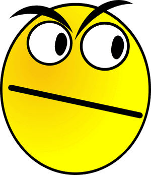Angry Smiley Face Expression Free Picture - Biểu Cảm Mặt Cười, HD Png Download PNG