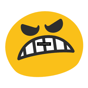 Money Bag Emoji - Android Angry Face Emoji, HD Png Download PNG
