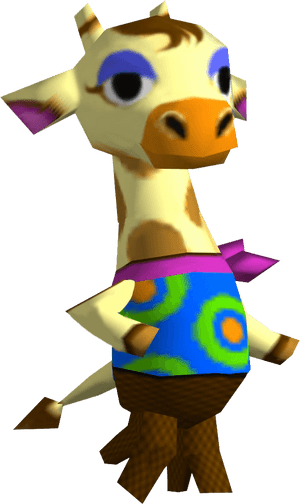 Animal Crossing Giraffe, HD Png Download PNG image with transparent background