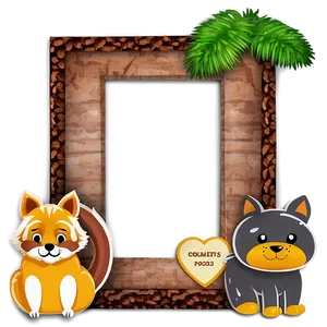 Animal Cute Frame Png Bcg PNG Image