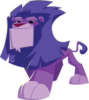 Purple Animal Jam Wiki Fandom Powered - Lion Animal Jam Transparent, HD Png Download PNG with transparent background