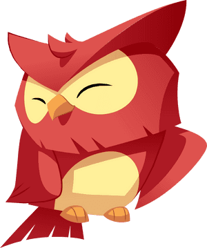 Red Owl - Animal Jam Owl Png, Transparent Png PNG with transparent background