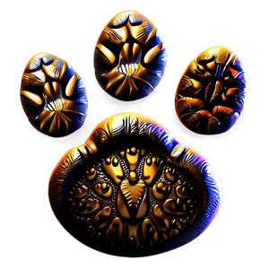 Animal Paw Print Clipart PNG 05042024 PNG image with transparent background