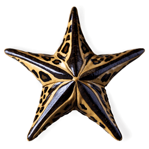Animal Print Star PNG 59 PNG with transparent background