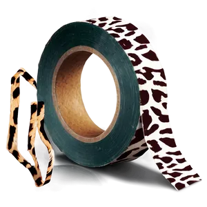 Animal Print Tape Aesthetic Png Yfm PNG Image