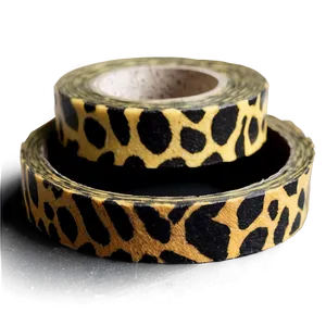 Animal Print Washi Tape Aesthetic Png Yfk PNG Image