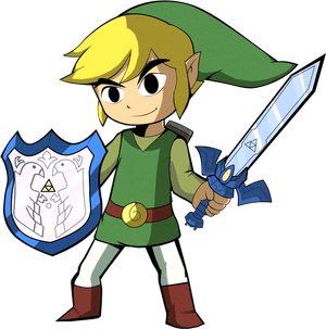 The Legend Of Zelda Clipart Toon Link - Toon Link Walking Legend Of Zelda, HD Png Download PNG with transparent background