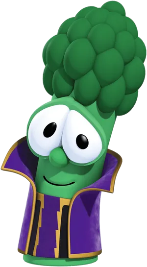 Animated Asparagus Character PNG Image