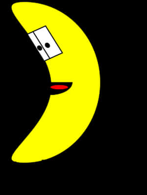 Animated Banana Character PNG image with transparent background