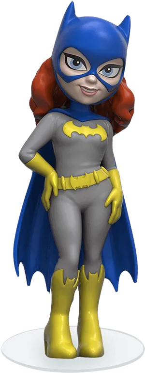 Animated Batgirl Figure PNG Image