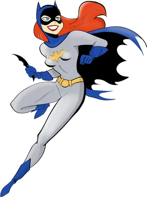 Animated Batgirlin Action.png PNG Image