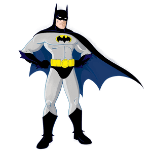 Animated Batman Cartoon PNG cmo PNG image with transparent background