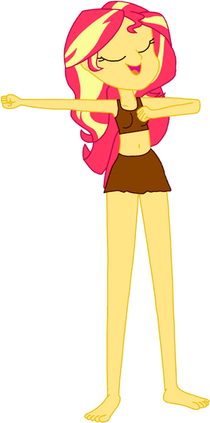 Absurd Res, Artist - Sunset Shimmer Jungle Girl, HD Png Download PNG image with transparent background