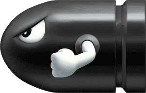 Bullet Bill Png, Transparent Png PNG