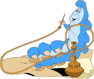 Caterpillar - Cartoon Alice In Wonderland Caterpillar, HD Png Download PNG image with transparent background