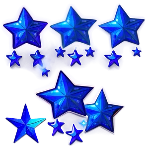 Animated Blue Stars Png Owb PNG Image