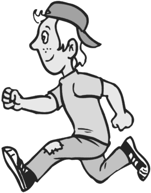 Boy Running Http Www Wpclipart Com Cartoon People Kids - People Running Cartoon PNG image with transparent background