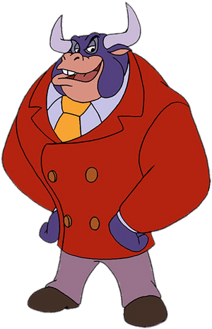 Darkwing Duck Character Taurus Bulba - Cartoon Villain Png, Transparent Png PNG image with transparent background