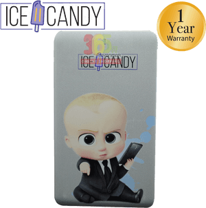Animated Business Baby Power Bank PNG image with transparent background