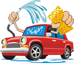 Cartoon Car Wash Graphic Free Techflourish Collections - Transparent Background Car Wash Clipart, HD Png Download PNG with transparent background
