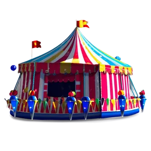 Animated Carnival Tent Scene Png How28 PNG Image