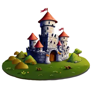 Animated Castle Illustration Png 70 PNG Image