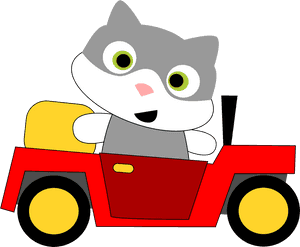 A Cat Driving Icons Png Free And - Cat Driving Car Clipart PNG image with transparent background