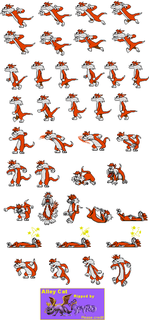 Alley Cat - Sylvester And Tweety Orange Cat, HD Png Download PNG