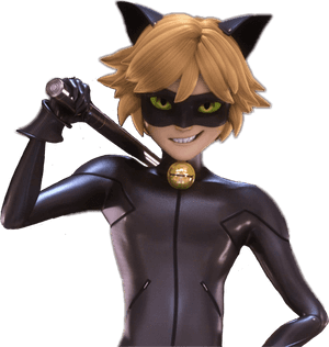 Chat Noir Png - Chat Noir Miraculous Ladybug, Transparent Png PNG