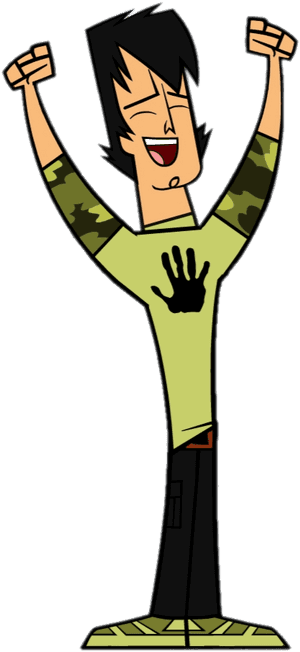 Total Drama Trent Happy - Total Drama Png, Transparent Png PNG image with transparent background