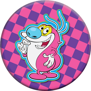 Stimpy Checker - Stimpy Checker Popsockets Grip PNG image with transparent background