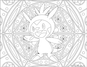 Adult Pokemon Coloring Page Chespin - Adult Coloring Pages Pokemon, HD Png Download PNG image with transparent background