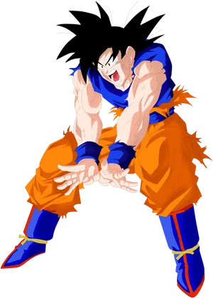 Animated_ Character_ Power_ Up_ Pose PNG Image