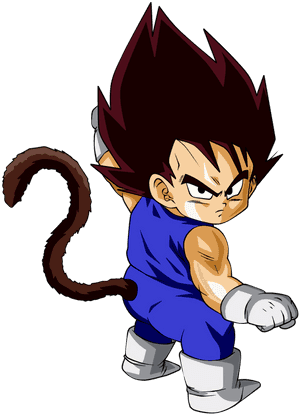 Animated Character Readyfor Action PNG image with transparent background