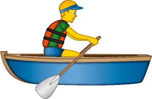 Person Rowing A Boat Transparent, HD Png Download PNG image with transparent background