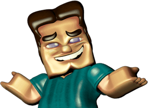Cartoon Finger - Minecraft Steve, HD Png Download PNG image with transparent background