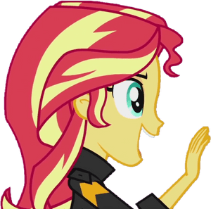 Transparent Female Hand Png - Sunset Shimmer And Indigo Zap, Png Download PNG with transparent background
