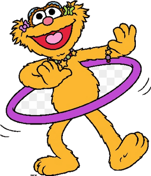 Elmo Clip Art Sesame Street Zoe Cartoon Free Transparent - Sesame Street Zoe Png, Png Download PNG image with transparent background