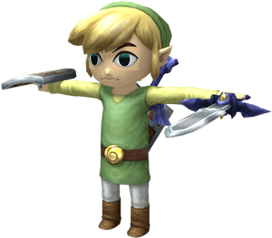 Download Zip Archive - Toon Link With Gun, HD Png Download PNG with transparent background
