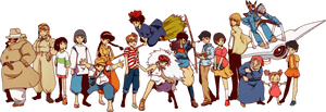 Studio Ghibli All Characters, HD Png Download PNG image with transparent background