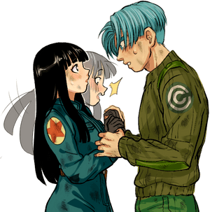 Animated Characters Intense Confrontation PNG image with transparent background