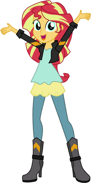 Friendship Through The Ages - Sunset Shimmer Eg Png, Transparent Png PNG with transparent background